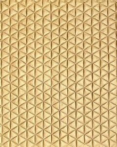 closeup of origami tessellation fold details