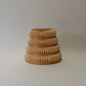 origami tessellation lamp by Charlie Weitzenberg